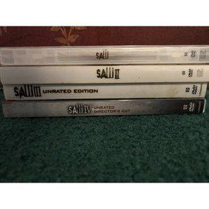 SAW 1-4  Movies 4 Horror DVD 's Scary Horror